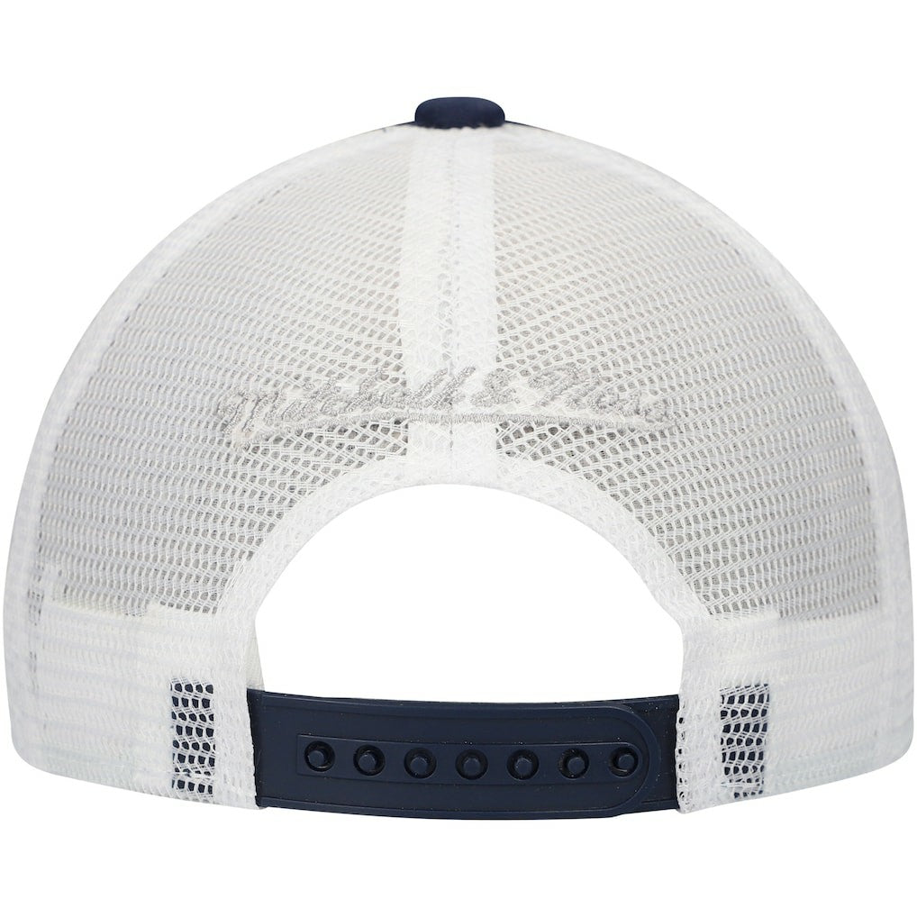 Dallas Cowboys Youth Stripe Trucker Adjustable Hat - Navy - Mitchell & Ness