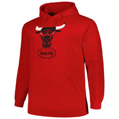 Mitchell & Ness Chicago Bulls Hardwood Classics Big & Tall Pullover Hoodie Red