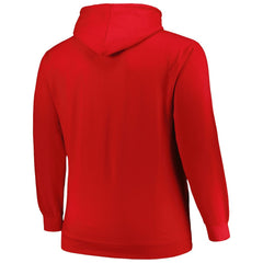 Mitchell & Ness Chicago Bulls Hardwood Classics Big & Tall Pullover Hoodie Red