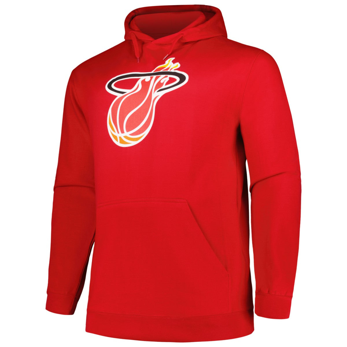 Mitchell & Ness Miami Heat Hardwood Classics Big & Tall Pullover Hoodie Red
