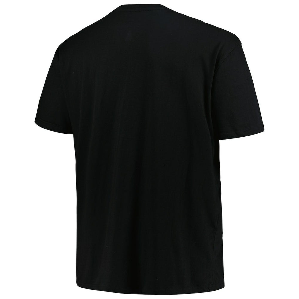 Mitchell & Ness Atlanta Hawks Big & Tall Hardwood Classics Vintage Logo T-Shirt Black