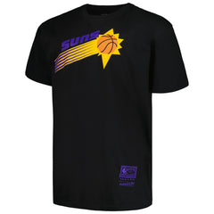 Mitchell & Ness Phoenix Suns Big & Tall Hardwood Classics Vintage Logo T-Shirt Black