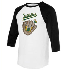 Athletics Tiny Turnip Unisex Butterfly Glove 3/4-Sleeve Raglan T-Shirt Sale