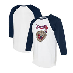 Atlanta Braves Tiny Turnip Unisex Butterfly Glove 3/4-Sleeve Raglan T-Shirt Online