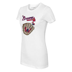 Atlanta Braves Tiny Turnip Women's Butterfly Glove T-Shirt Discount