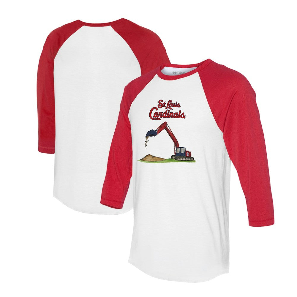 St. Louis Cardinals Tiny Turnip Unisex Excavator 3/4-Sleeve Raglan T-Shirt Online