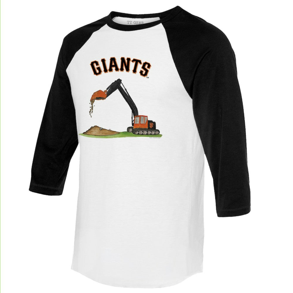 San Francisco Giants Tiny Turnip Unisex Excavator 3/4-Sleeve Raglan T-Shirt Near Me