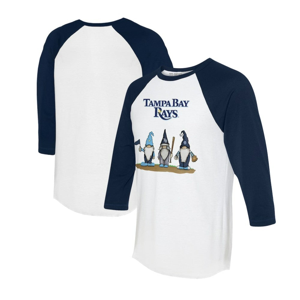 Tampa Bay Rays Tiny Turnip Unisex Gnomes 3/4-Sleeve Raglan T-Shirt Discount