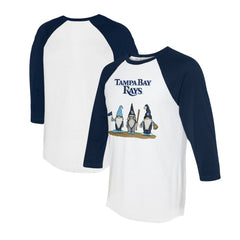 Tampa Bay Rays Tiny Turnip Unisex Gnomes 3/4-Sleeve Raglan T-Shirt Discount