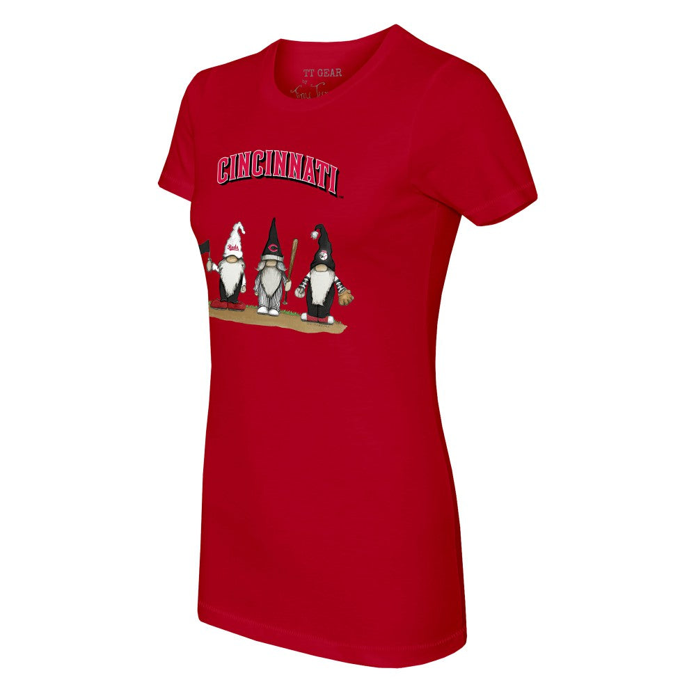 Cincinnati Reds Tiny Turnip Women's Gnomes T-Shirt for sale