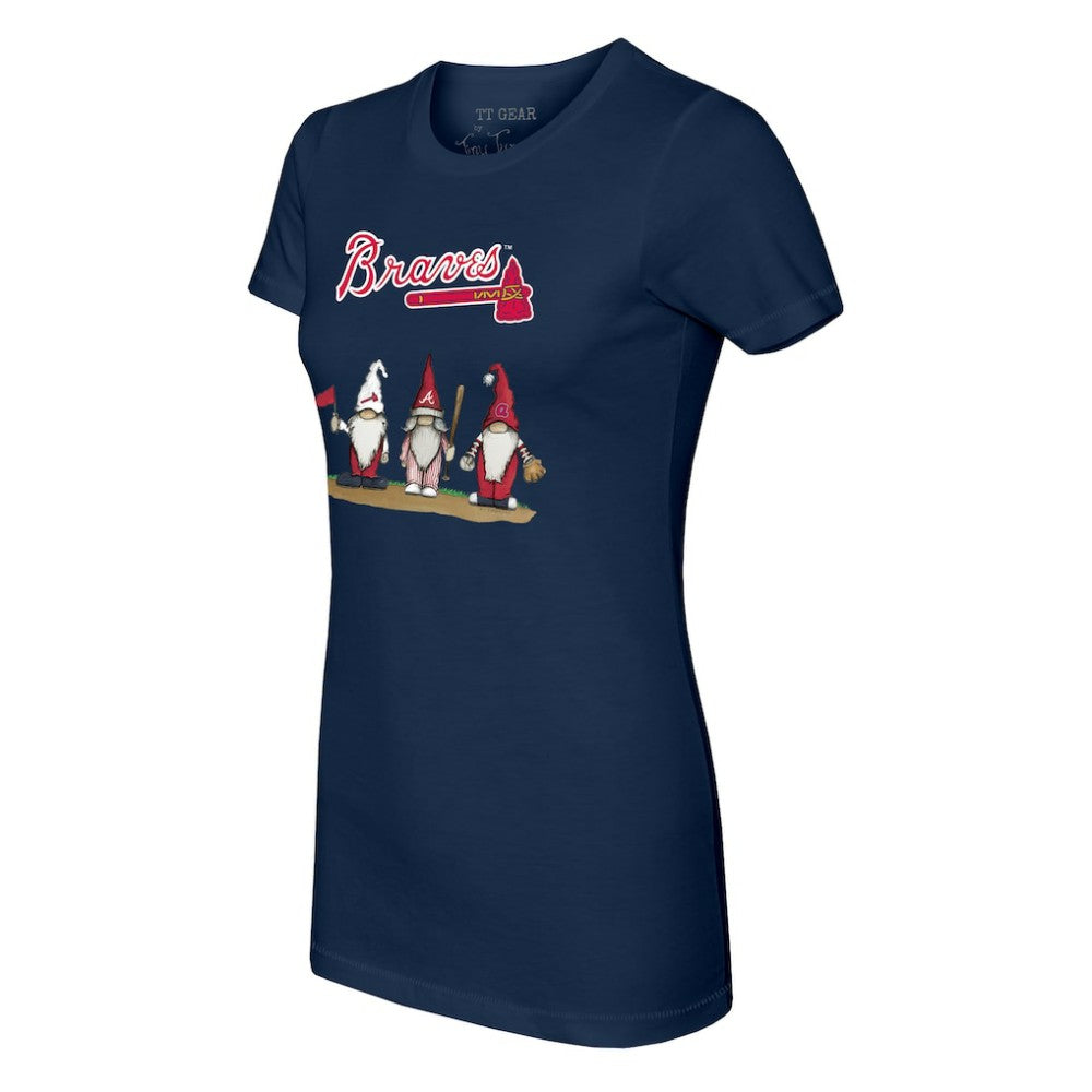 Atlanta Braves Tiny Turnip Women's Gnomes T-Shirt Discount