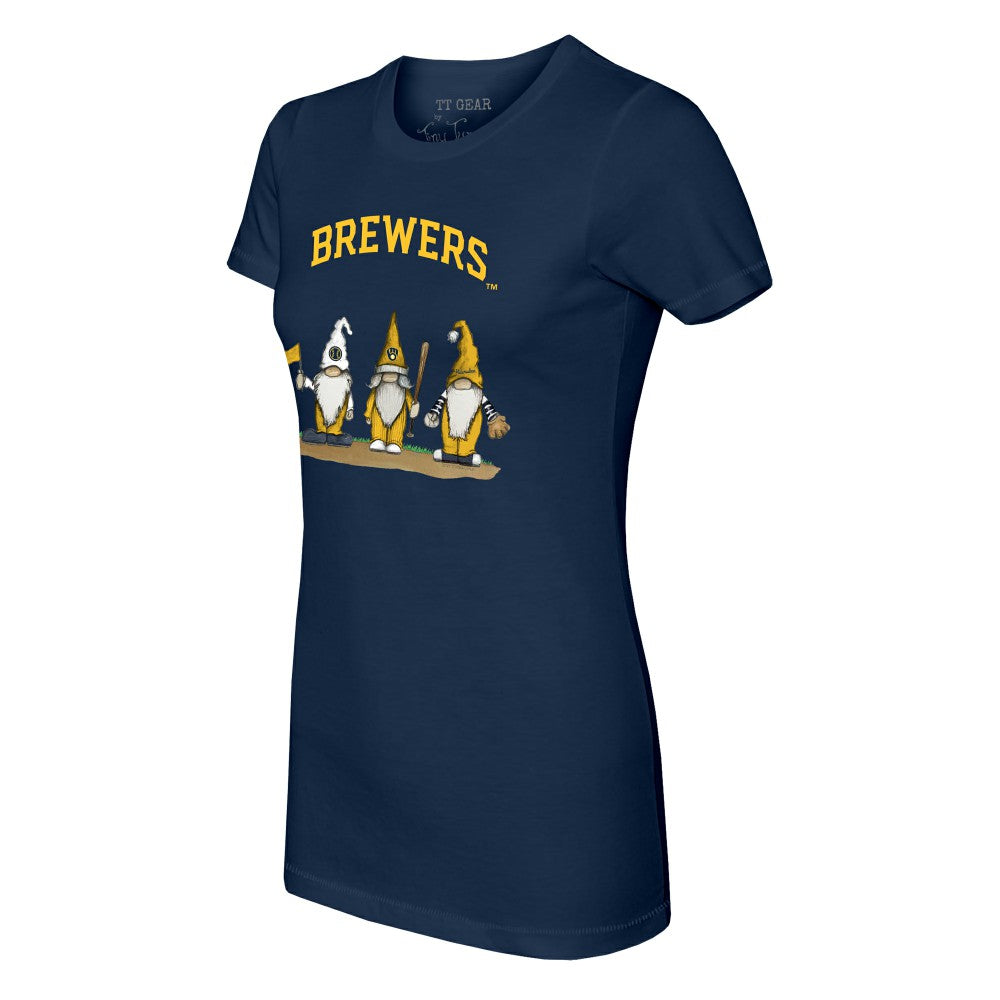 Milwaukee Brewers Tiny Turnip Women's Gnomes T-Shirt Online