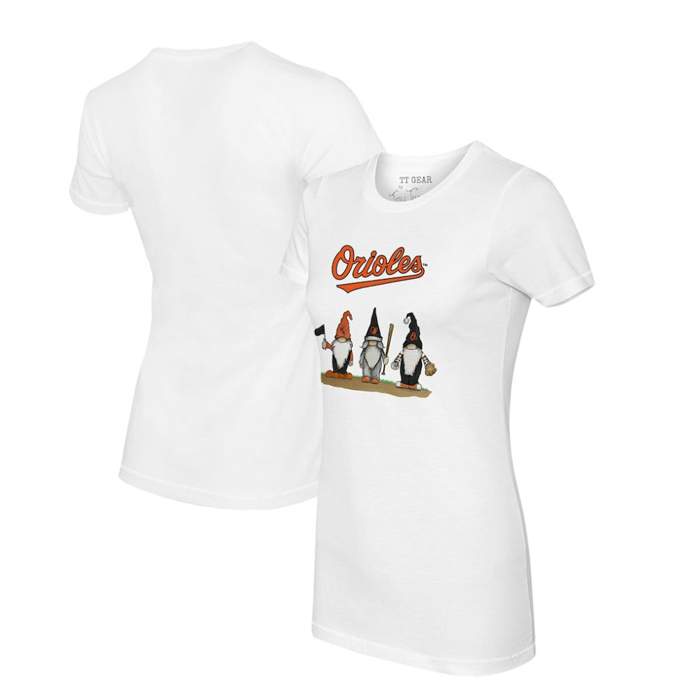 Baltimore Orioles Tiny Turnip Women's Gnomes T-Shirt Near Me