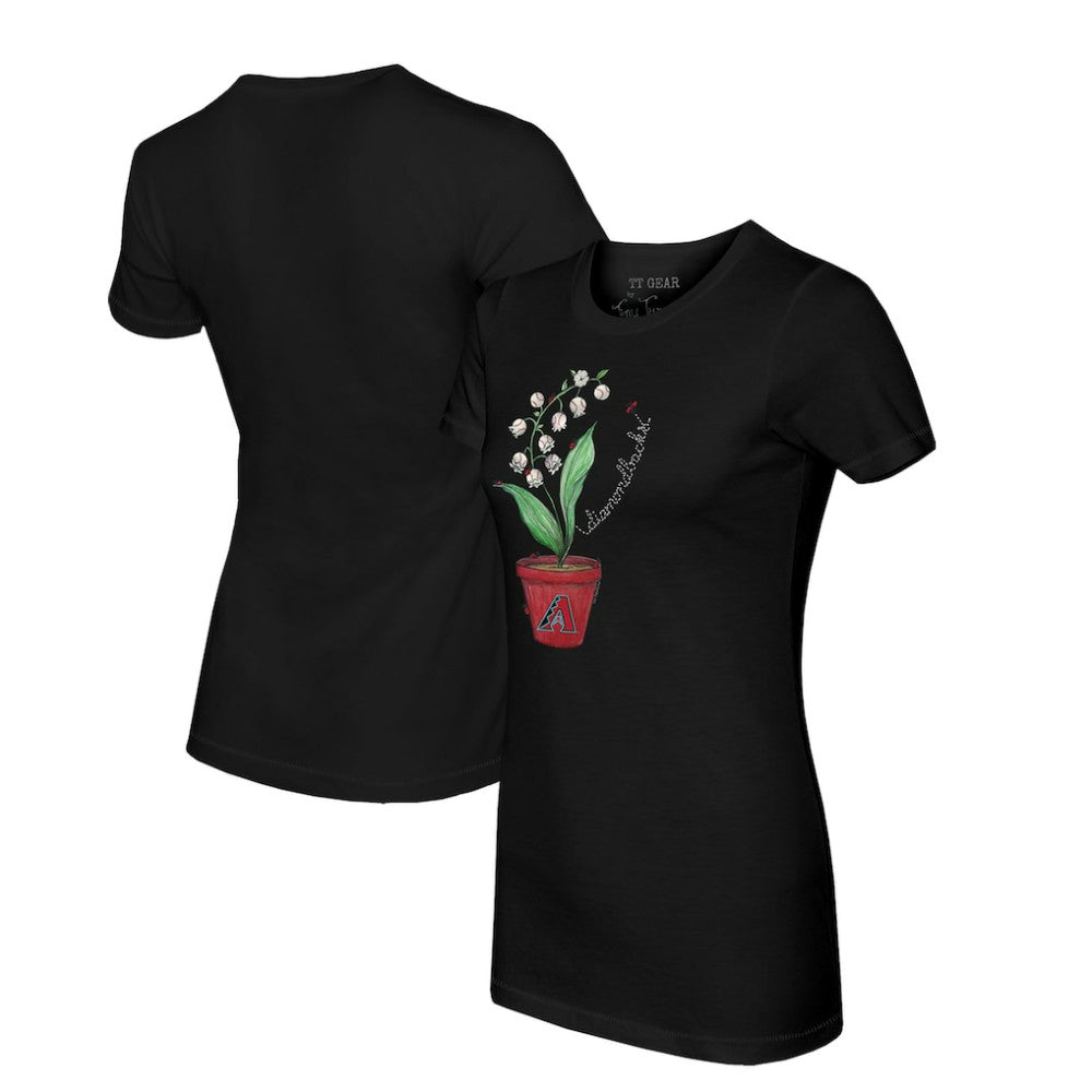 Arizona Diamondbacks Tiny Turnip Women's Lilies & Ladybugs T-Shirt Near Me