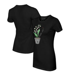 Chicago White Sox Tiny Turnip Women's Lilies & Ladybugs T-Shirt Sale