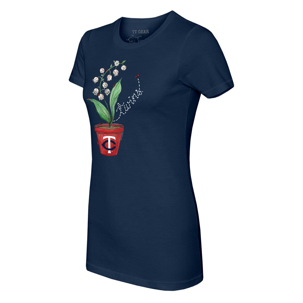 Minnesota Twins Tiny Turnip Women's Lilies & Ladybugs T-Shirt Sale