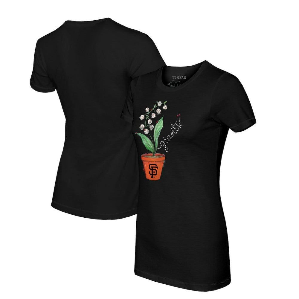 San Francisco Giants Tiny Turnip Women's Lilies & Ladybugs T-Shirt Discount