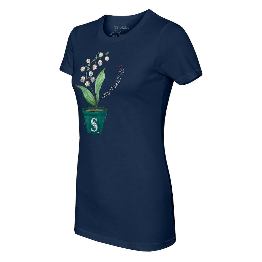 Seattle Mariners Tiny Turnip Women's Lilies & Ladybugs T-Shirt Online