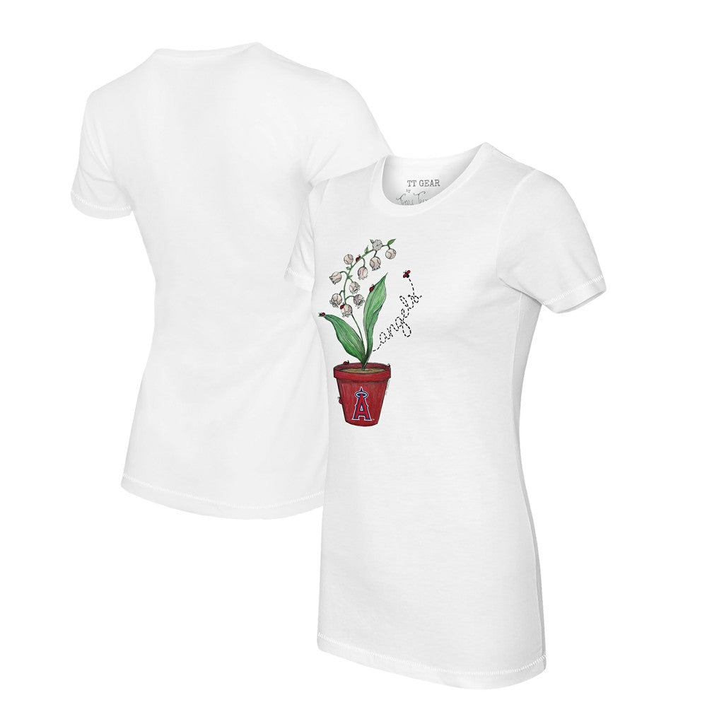 Los Angeles Angels Tiny Turnip Women's Lilies & Ladybugs T-Shirt Outlet