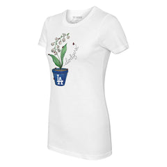 Los Angeles Dodgers Tiny Turnip Women's Lilies & Ladybugs T-Shirt Outlet