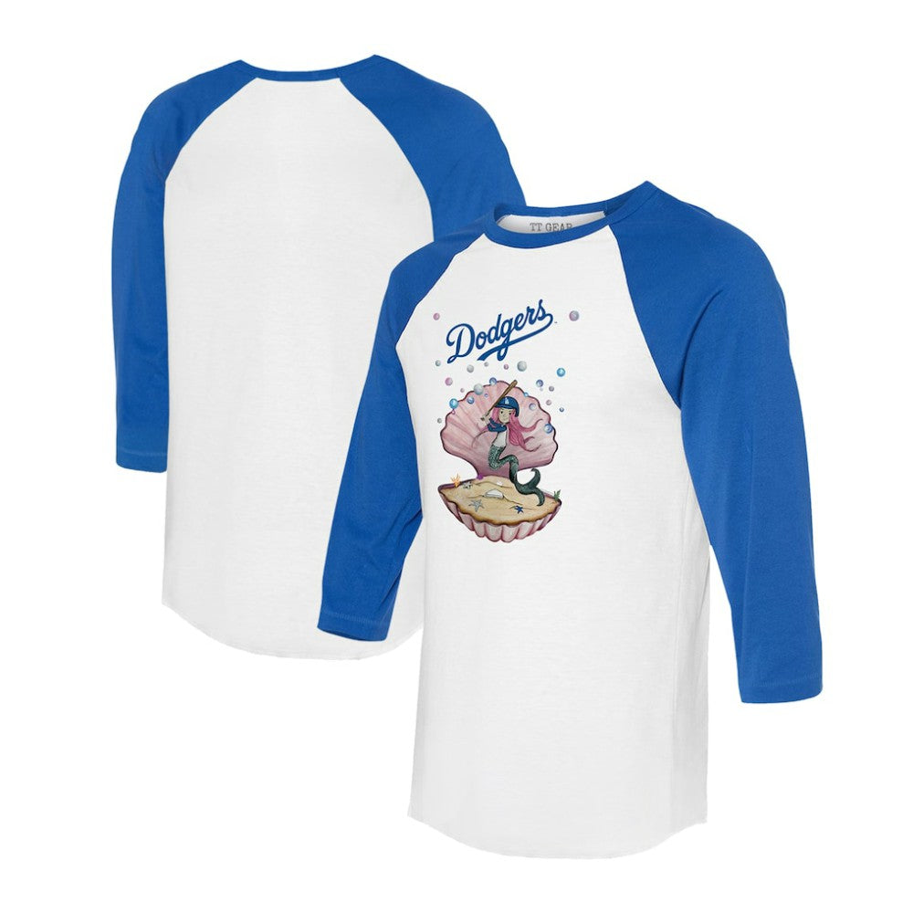 Los Angeles Dodgers Tiny Turnip Unisex Mermaid 3/4-Sleeve Raglan T-Shirt Online