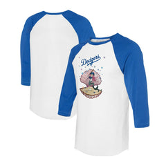 Los Angeles Dodgers Tiny Turnip Unisex Mermaid 3/4-Sleeve Raglan T-Shirt Online