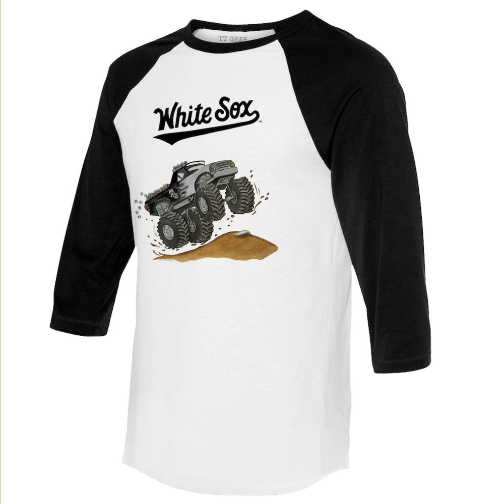 Chicago White Sox Tiny Turnip Unisex Monster Truck 3/4-Sleeve Raglan T-Shirt Near Me
