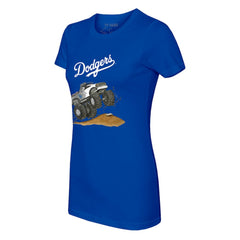 Los Angeles Dodgers Tiny Turnip Women's Monster Truck T-Shirt Sale