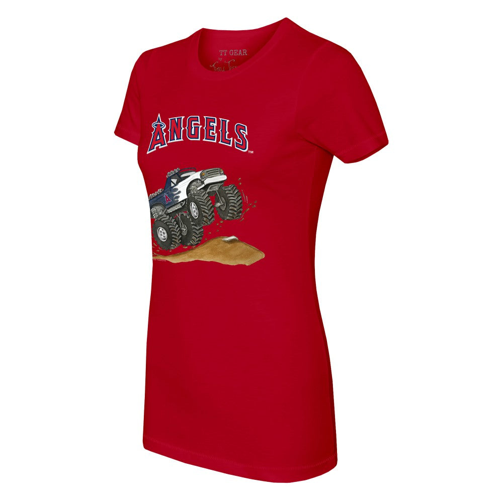 Los Angeles Angels Tiny Turnip Women's Monster Truck T-Shirt Online