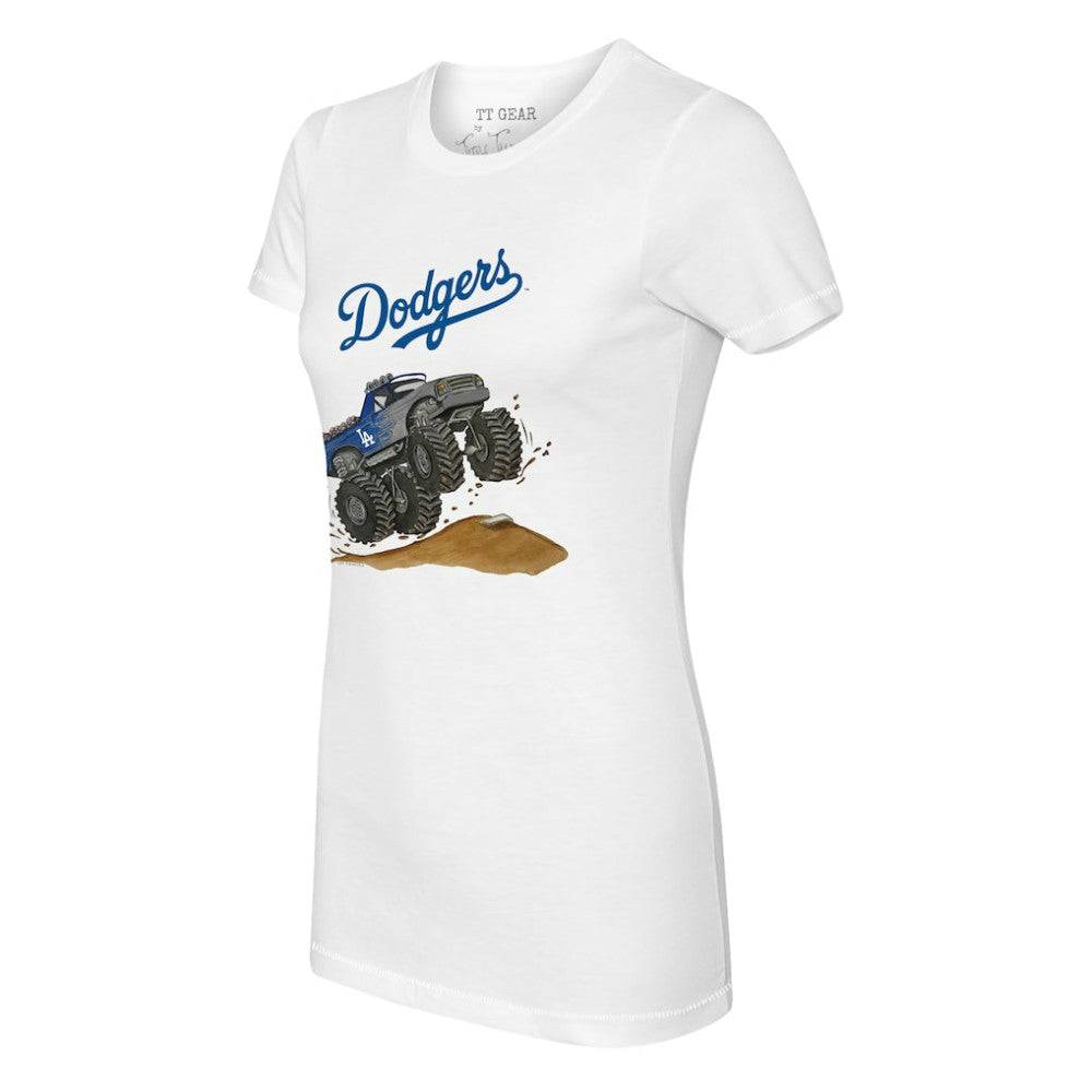 Los Angeles Dodgers Tiny Turnip Women's Monster Truck T-Shirt Sale