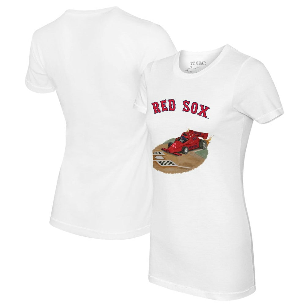 Boston Red Sox Tiny Turnip Women's Race Car T-Shirt Sale