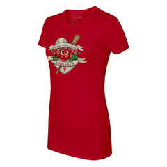 Philadelphia Phillies Tiny Turnip Women's Tattoo Rose T-Shirt Sale