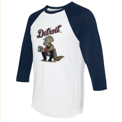 Detroit Tigers Tiny Turnip Unisex Triceratops 3/4-Sleeve Raglan T-Shirt Near Me
