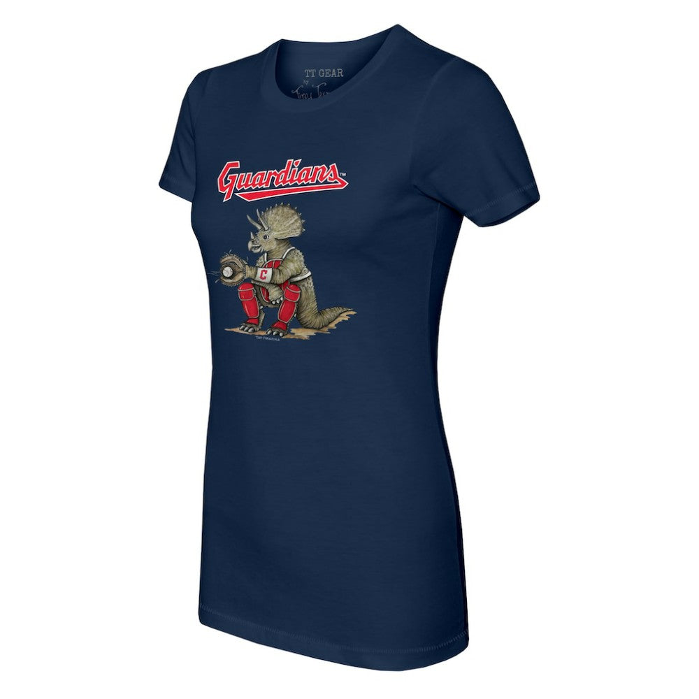 Cleveland Guardians Tiny Turnip Women's Triceratops T-Shirt for sale