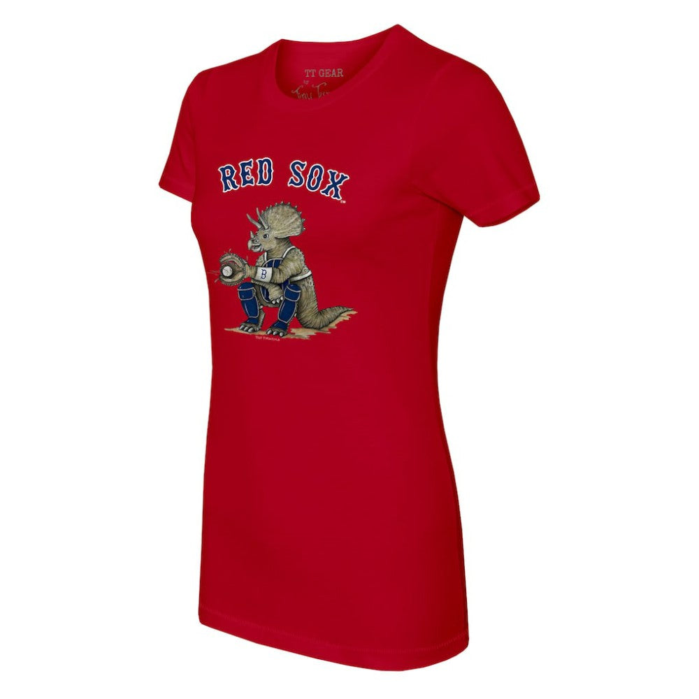 Boston Red Sox Tiny Turnip Women's Triceratops T-Shirt Online