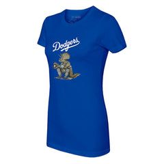 Los Angeles Dodgers Tiny Turnip Women's Triceratops T-Shirt for sale