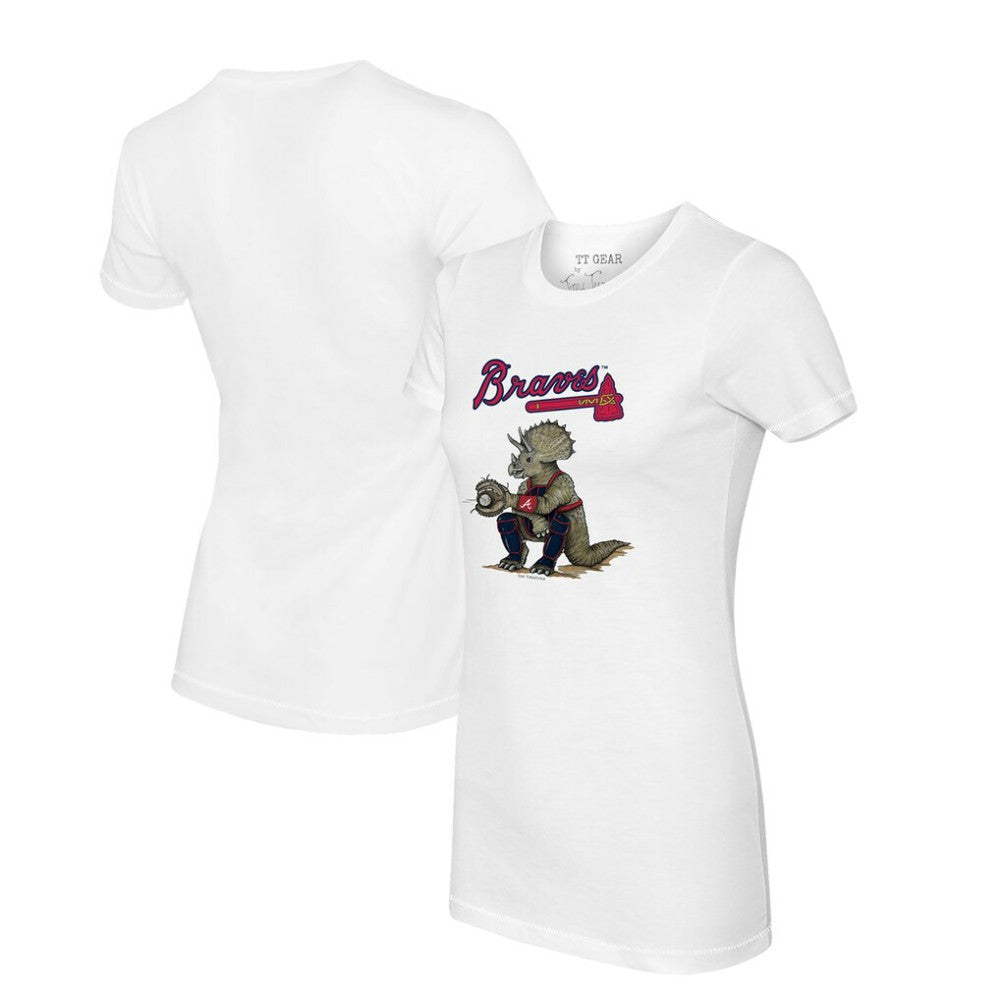 Atlanta Braves Tiny Turnip Women's Triceratops T-Shirt Online
