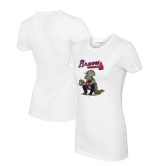 Atlanta Braves Tiny Turnip Women's Triceratops T-Shirt Online