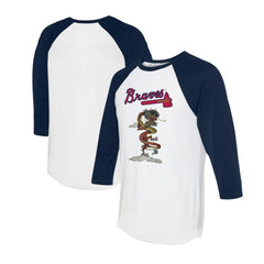 Atlanta Braves Tiny Turnip Unisex 2024 Year of the Dragon 3/4-Sleeve Raglan T-Shirt Sale