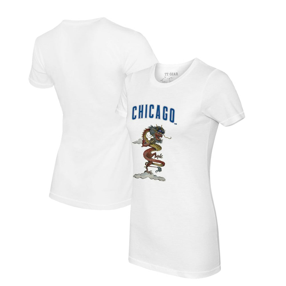 Chicago Cubs Tiny Turnip Women's 2024 Year of the Dragon T-Shirt Outlet