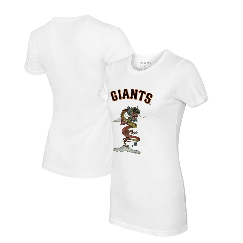 San Francisco Giants Tiny Turnip Women's 2024 Year of the Dragon T-Shirt Sale