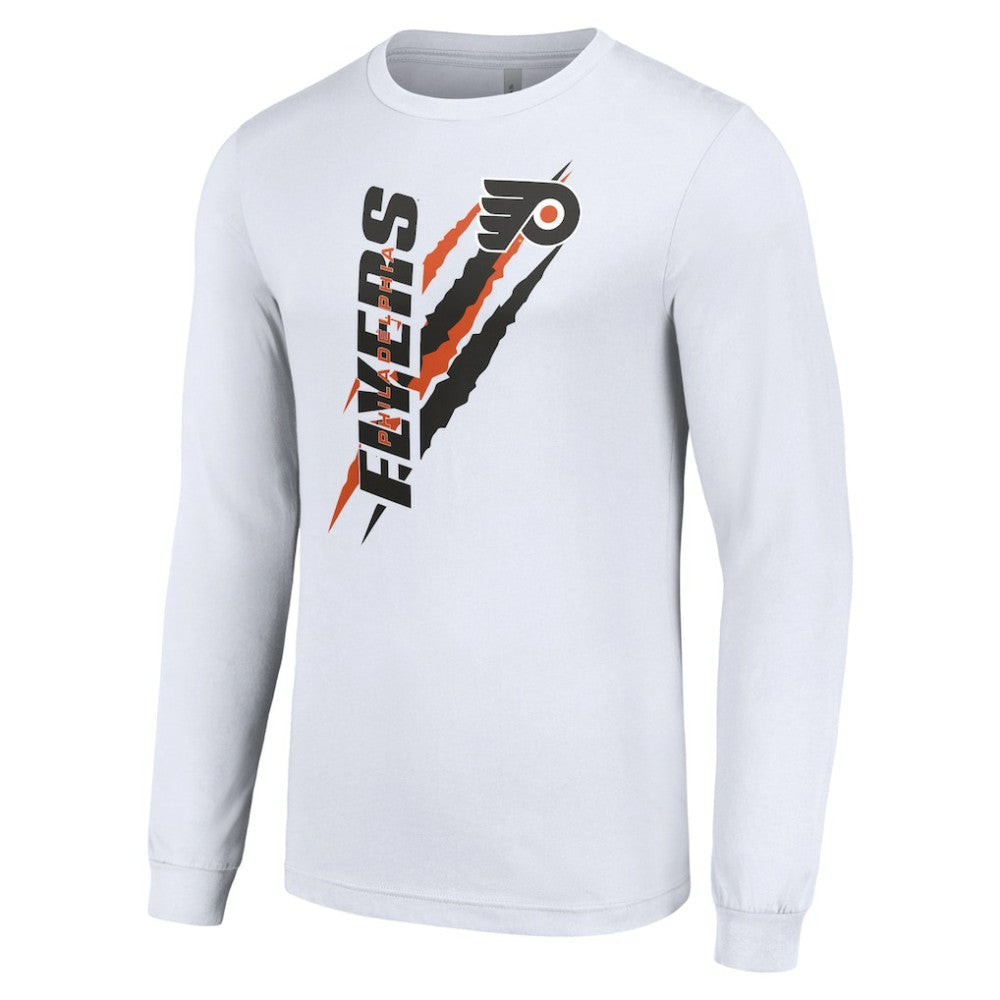 Philadelphia Flyers Starter Color Scratch Long-Sleeve T-Shirt - White | NHL sale