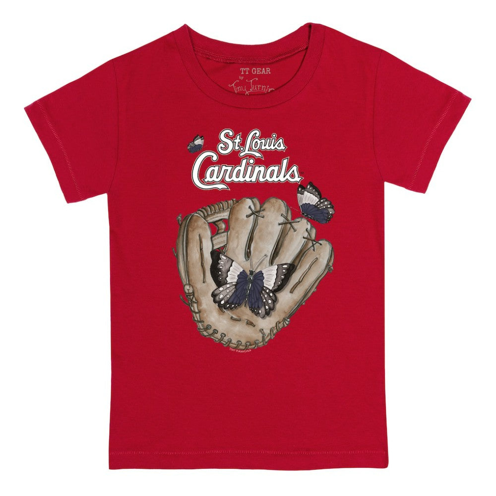 St. Louis Cardinals Tiny Turnip Youth Butterfly Glove T-Shirt Sale