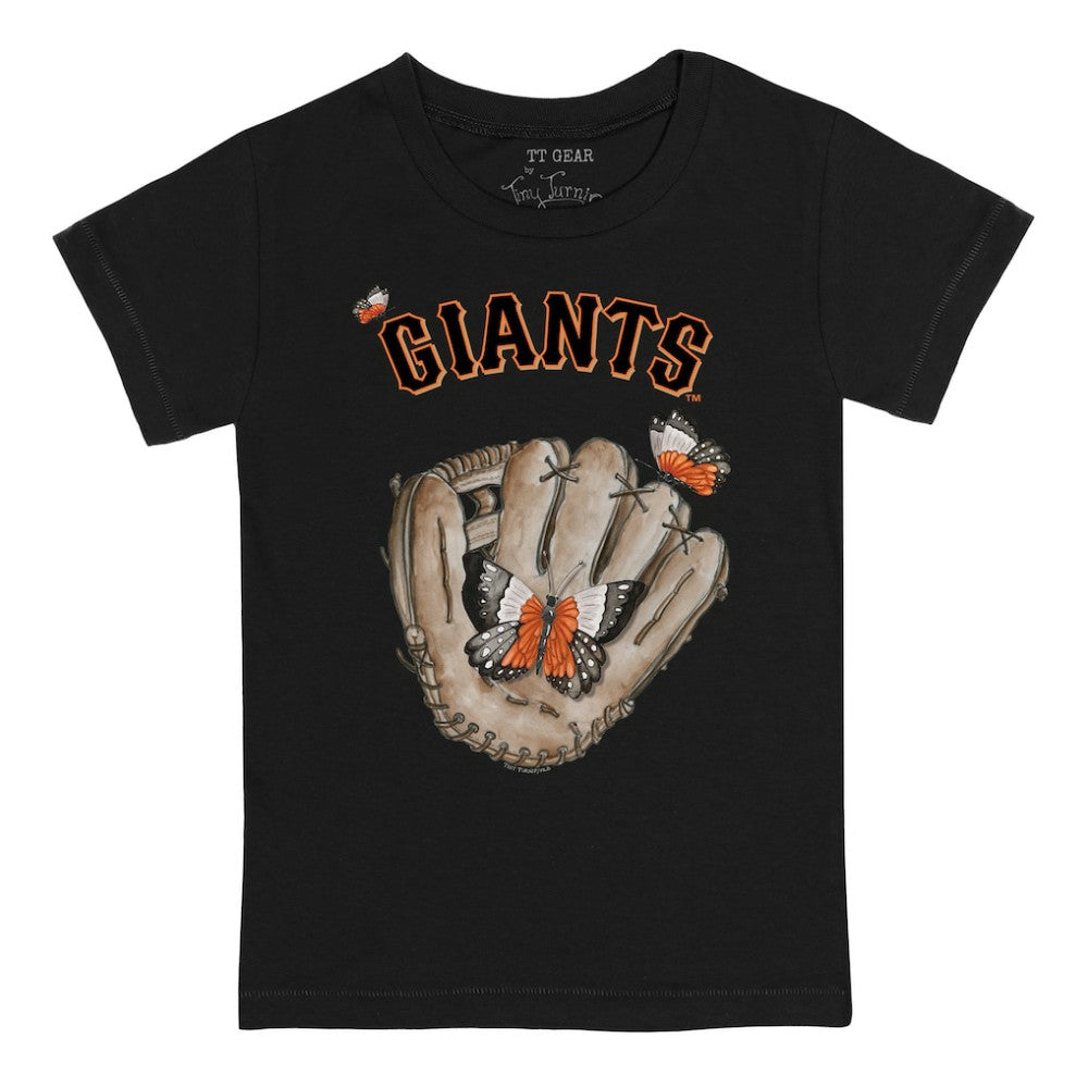 San Francisco Giants Tiny Turnip Youth Butterfly Glove T-Shirt for sale