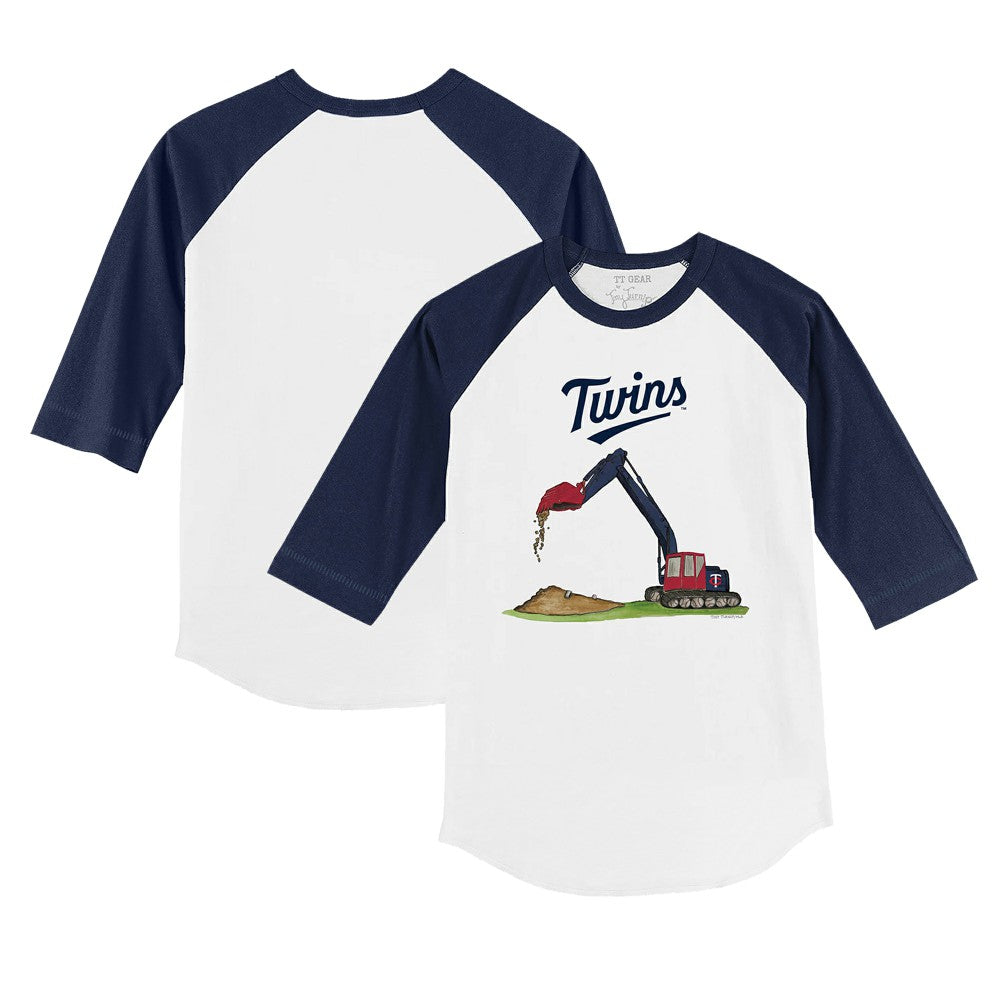 Minnesota Twins Tiny Turnip Youth Excavator 3/4-Sleeve Raglan T-Shirt Near Me
