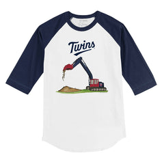 Minnesota Twins Tiny Turnip Youth Excavator 3/4-Sleeve Raglan T-Shirt Near Me