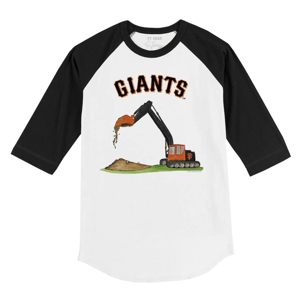 San Francisco Giants Tiny Turnip Youth Excavator 3/4-Sleeve Raglan T-Shirt Outlet