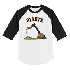 San Francisco Giants Tiny Turnip Youth Excavator 3/4-Sleeve Raglan T-Shirt Outlet