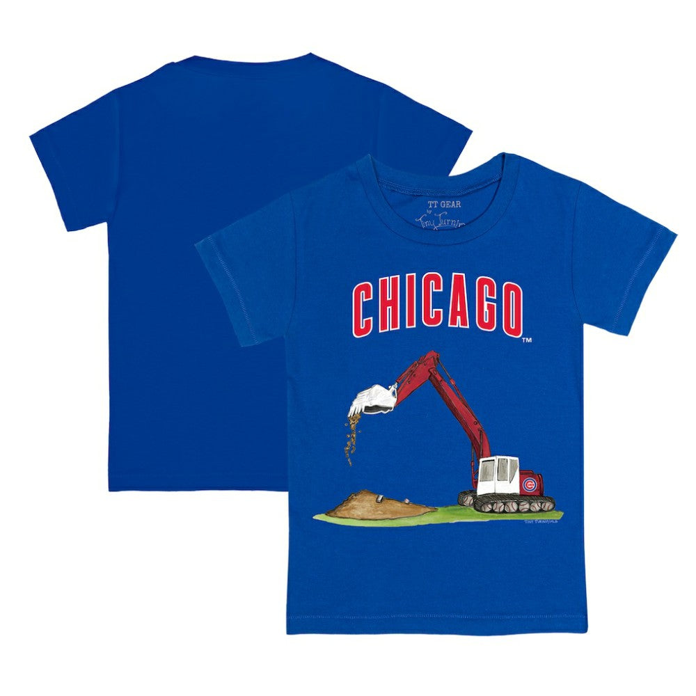 Chicago Cubs Tiny Turnip Youth Excavator T-Shirt for sale