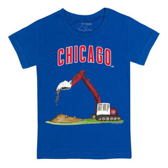 Chicago Cubs Tiny Turnip Youth Excavator T-Shirt for sale